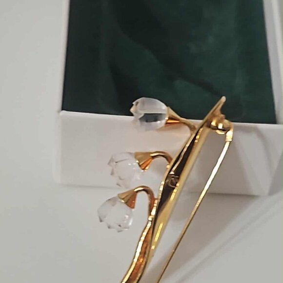 Vintage Swarovski Crystal Lily of the Valley - Picture 2 of 3